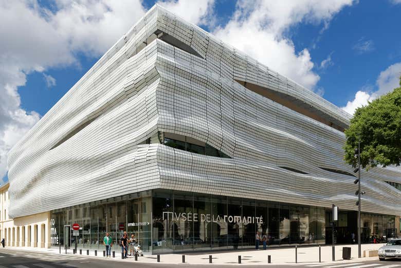 Edifício do Museu da Romanidade de Nîmes