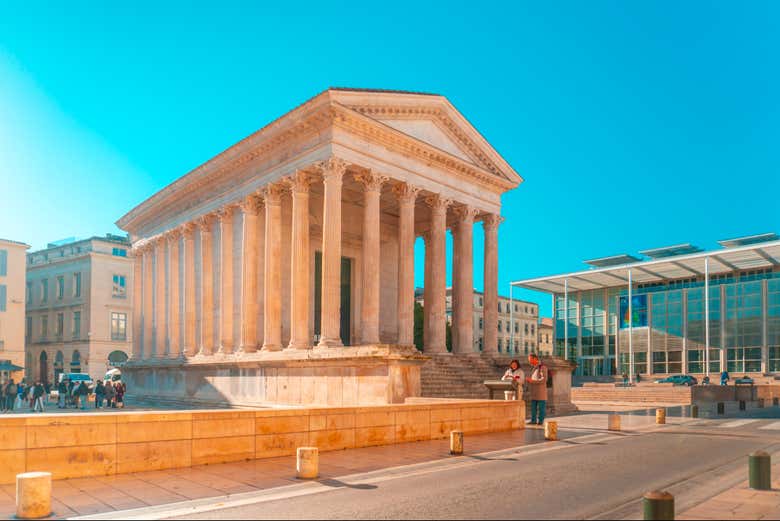 La Maison Carrée está declarada Patrimonio de la Humanidad