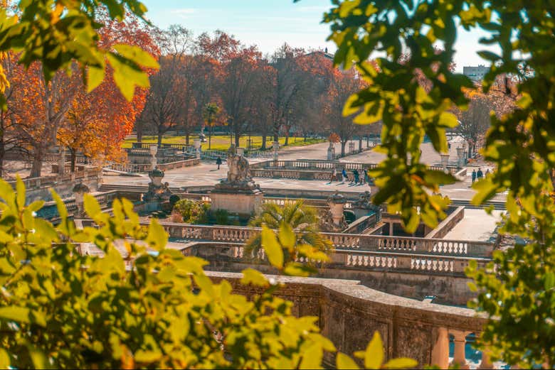 Les Jardins de La Fontaine, el parque más bonito de Nimes