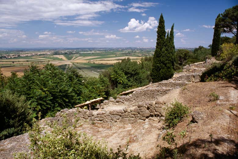 Vue du site d'Ensérune