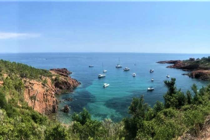 Boats on the Mediterranean coast