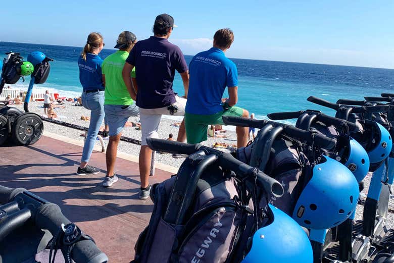 Contemplating the coast of Nice
