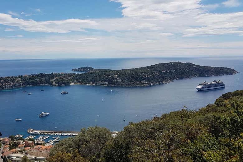 Scenery along the Côte d'Azur