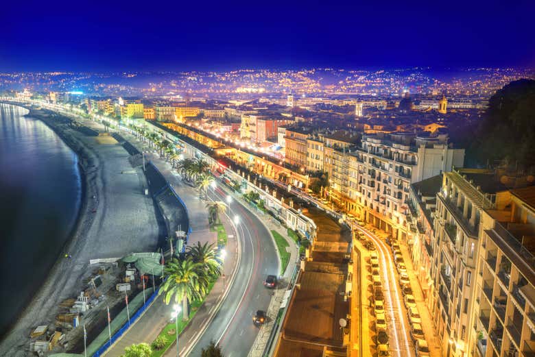 A Promenade des Anglais de Nice