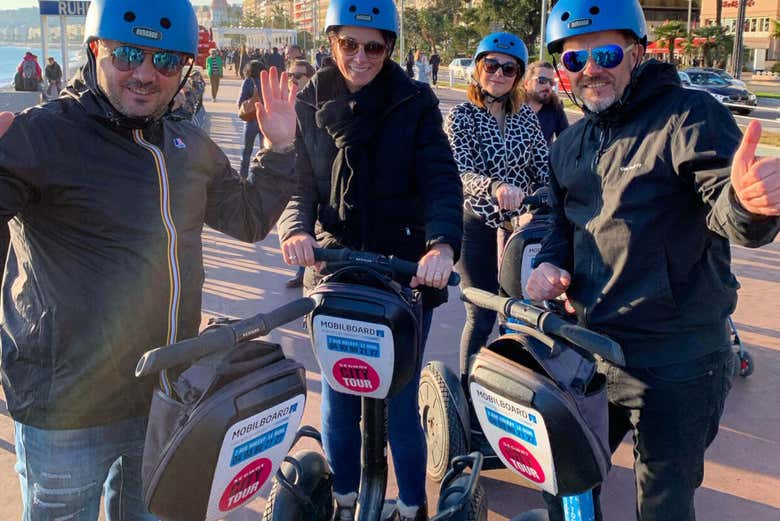 Strolling around Nice on a segway