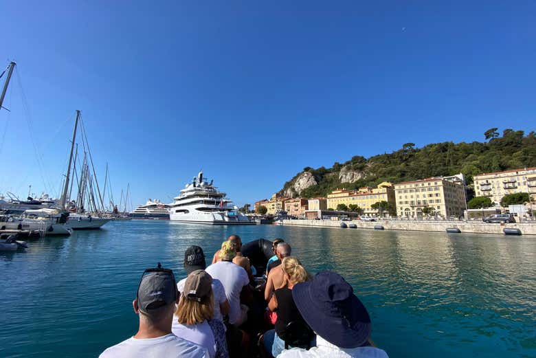 Vue depuis le bateau