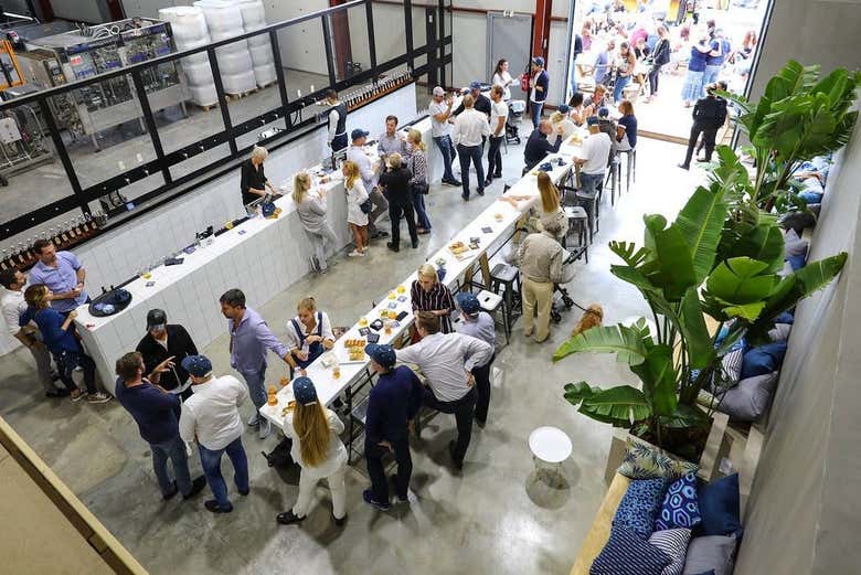 The tasting room