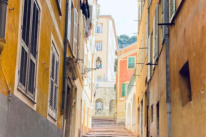 Calles del casco histórico de Niza