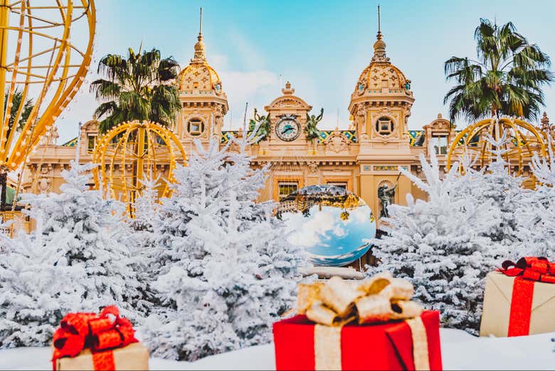 El casino Monte Carlo decorado