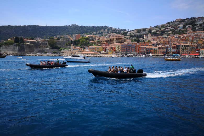 Percorreremos o litoral de Nice e arredores