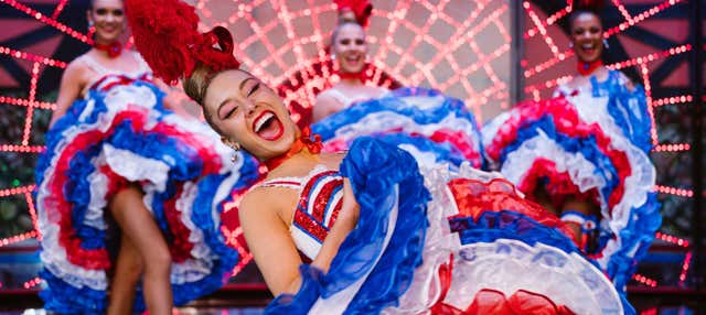 Cena e spettacolo al Moulin Rouge + Trasporto per il centro di Parigi