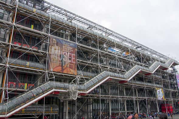 Entrada para el Centro Pompidou