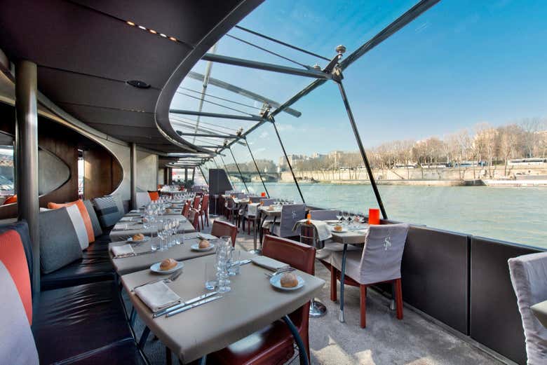 Get fantastic views from the ship
