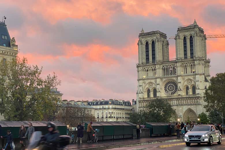 Atardecer en Notre Dame