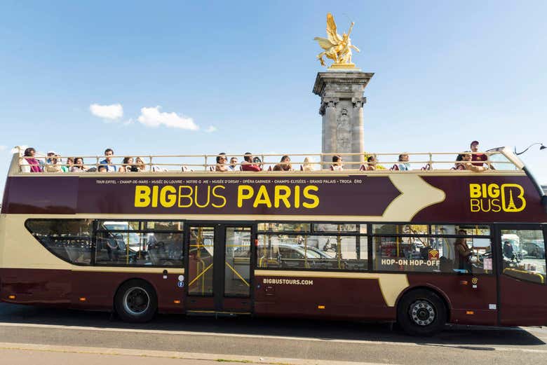 Autobús turístico de Big Bus en París