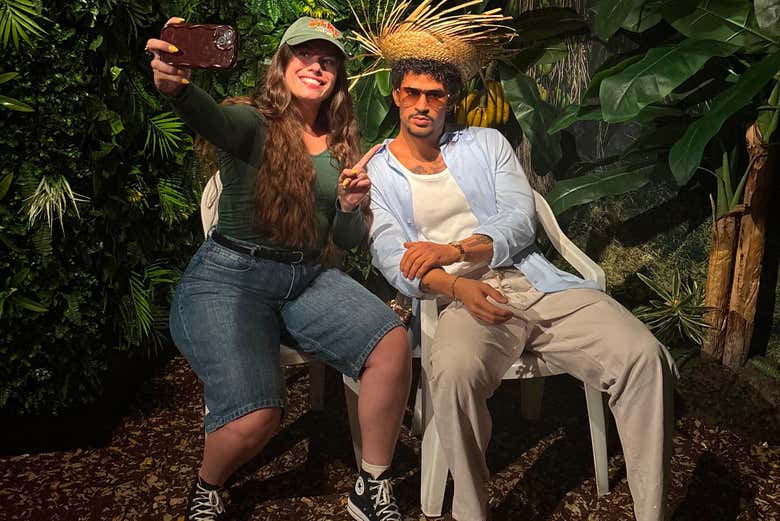 Junto a Bad Bunny en el Museo Grévin