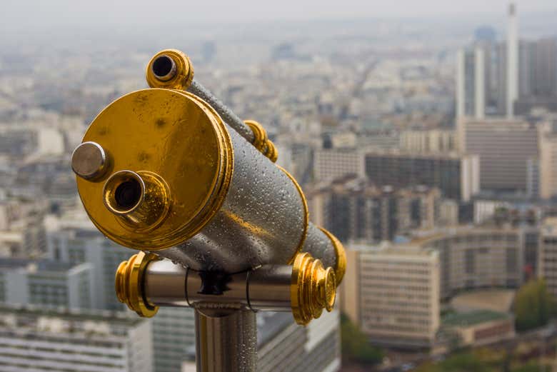 Uno dei punti panoramici della Torre Eiffel