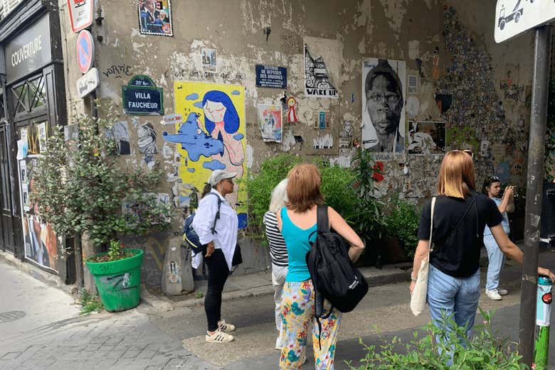 Des collages à découvrir à Belleville