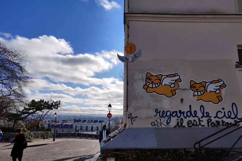 Découvrez le street art dans Montmartre