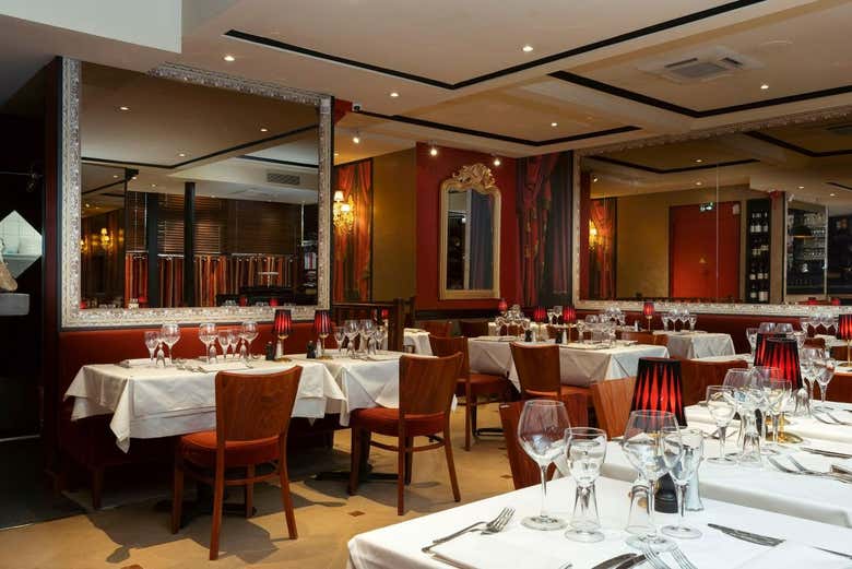 Sala da pranzo del ristorante Bel Canto