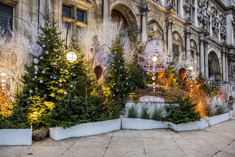 Decoración navideña en París