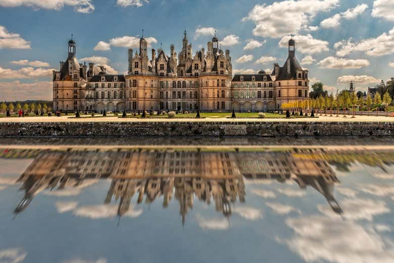 Fachada del castillo de Chambord
