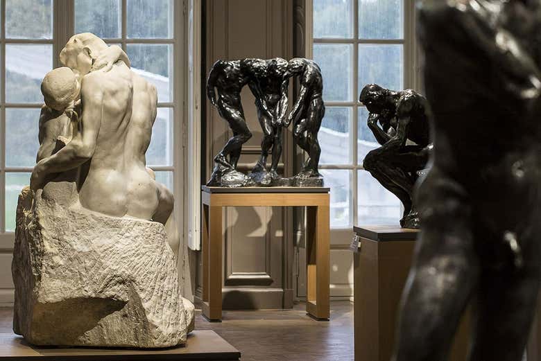 El beso y otras conocidas obras de Rodin