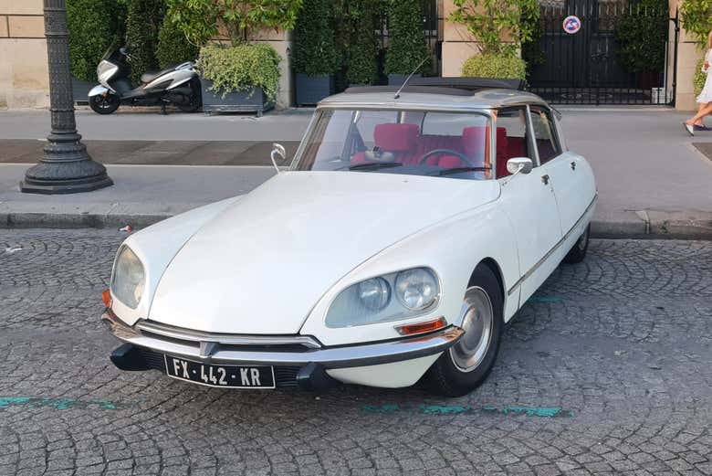 Citroën DS preparado para el tour