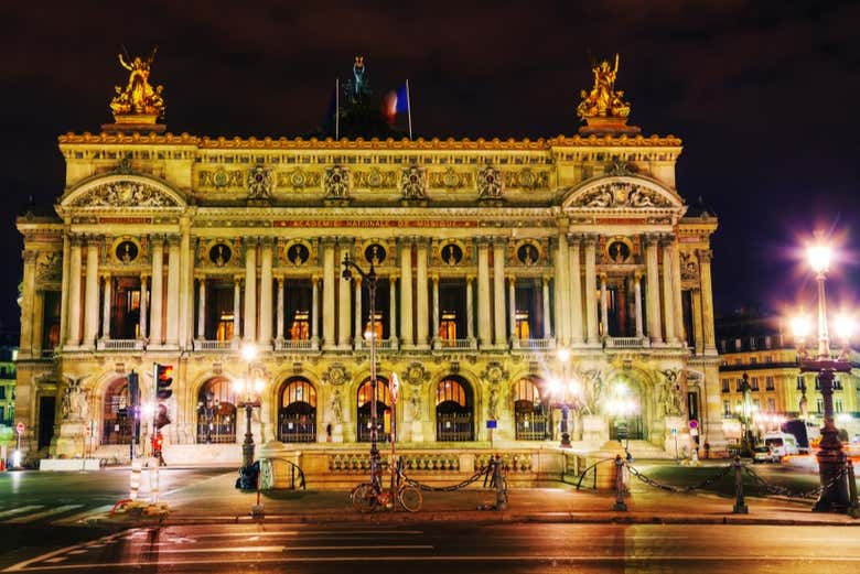 Sights from the Paris night bus