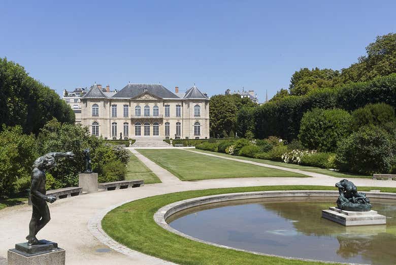 Jardín de esculturas del Museo Rodin de París