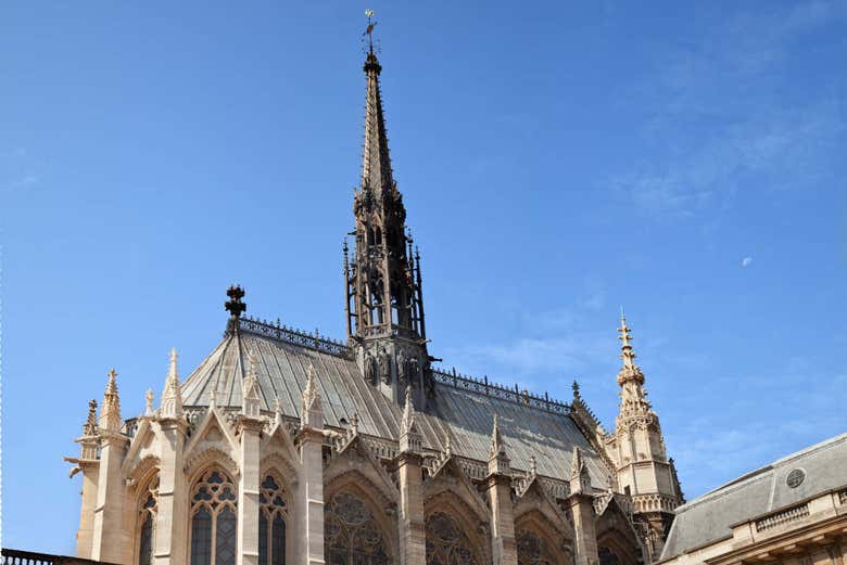 L'extérieur de la Sainte Chapelle