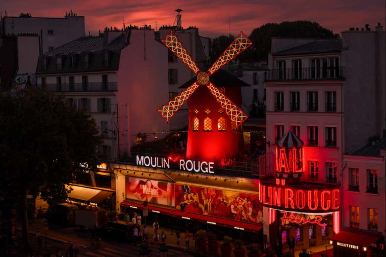 Fachada del Moulin Rouge
