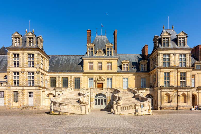 Fachada del Palacio de Fontainebleau
