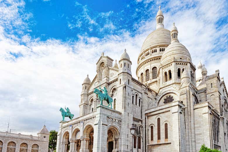 Le Sacré-Coeur, dans le quartier de Montmartre