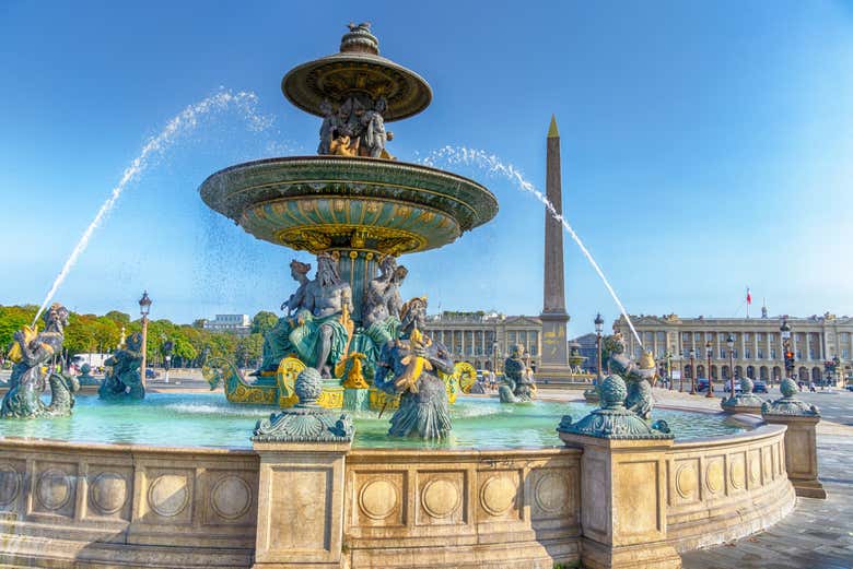 La fontana di Place de la Concorde
