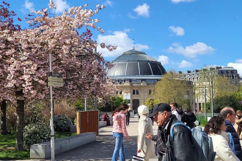Durante il tour dei contrasti di Parigi