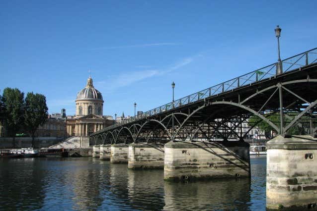 Vamos nos despedir na Pont des Arts