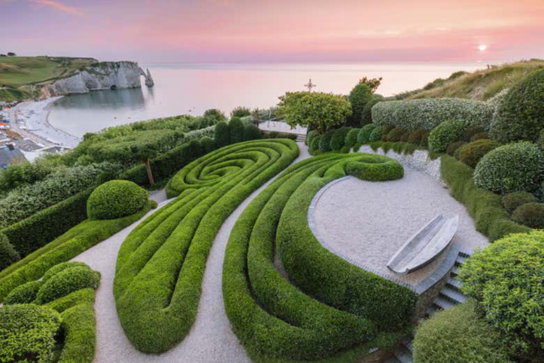 Jardines de Étretat