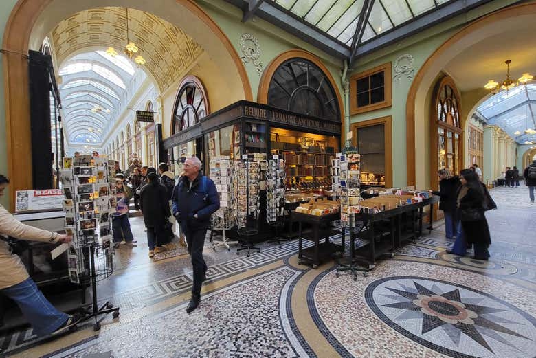 All'interno della Galerie Vivienne