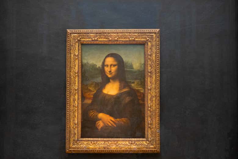 L'emblematico quadro della Gioconda, il più famoso del Louvre