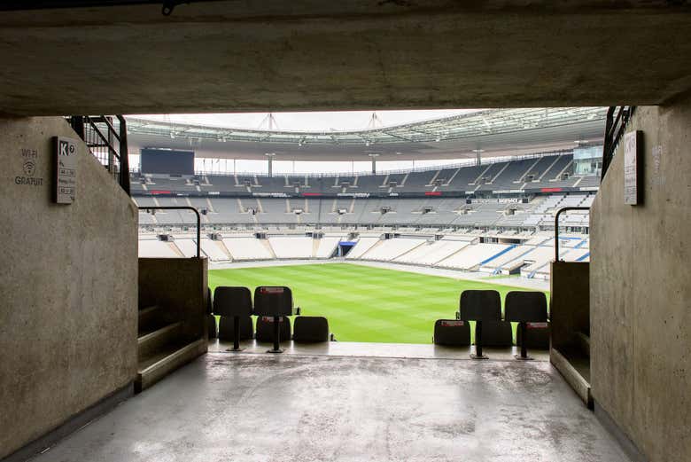 Les gradins du stade de France