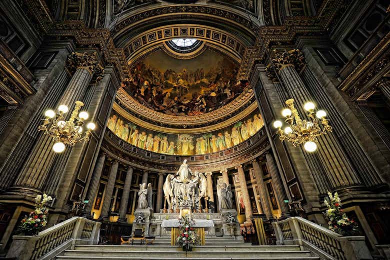 Interior de la iglesia de la Madeleine