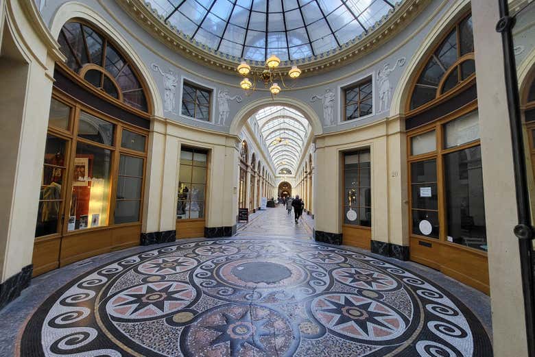 All'interno della Galerie Vivienne