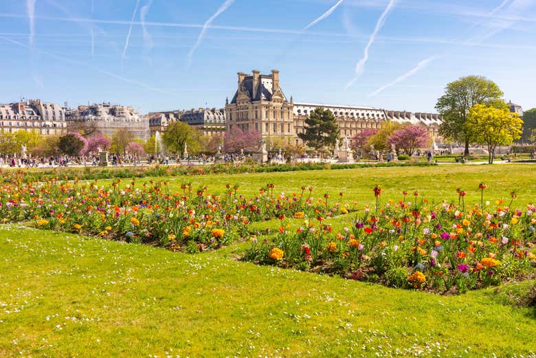 Jardines de las Tullerías en primavera