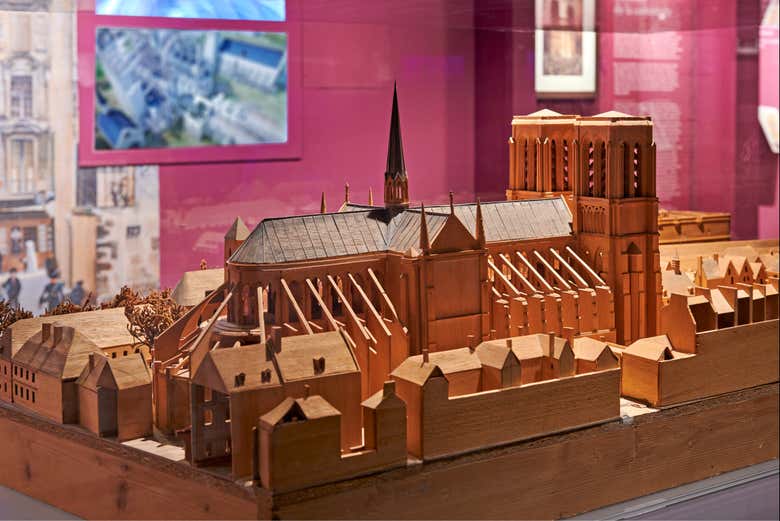 Model of the Notre-Dame © Pierre Antoine