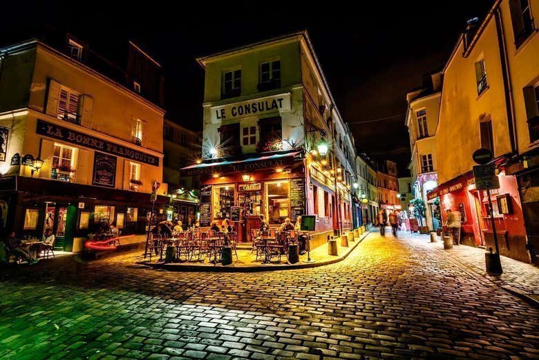 Montmartre à noite