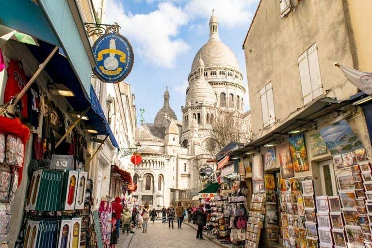 Stroll through Montmartre's charming streets