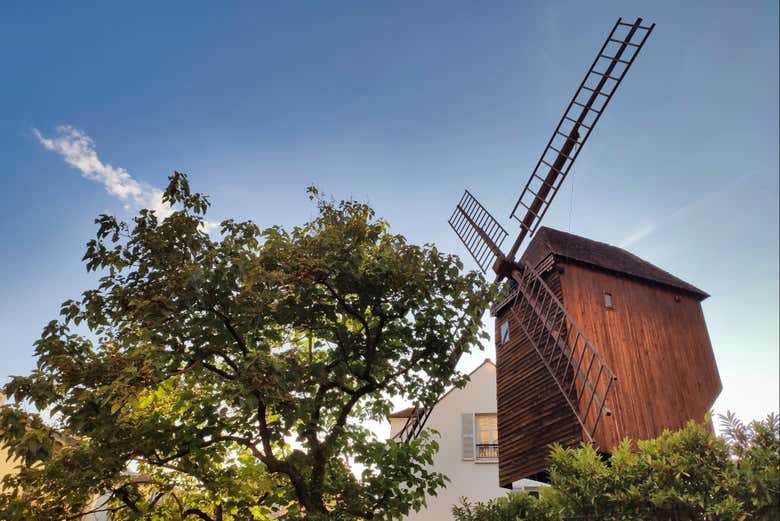 Il Moulin de la Galette visto da vicino