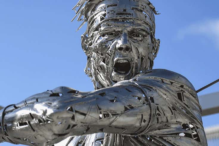 Sculpture de Rafa Nadal