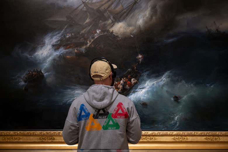 El museo cuenta con una gran colección de pintura naval